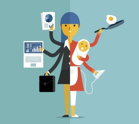 What does a child learn from a mother that is career-focused